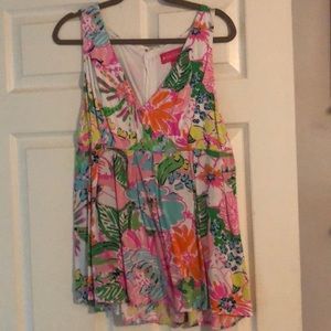 Lilly Pulitzer Sleeveless Swing Blouse